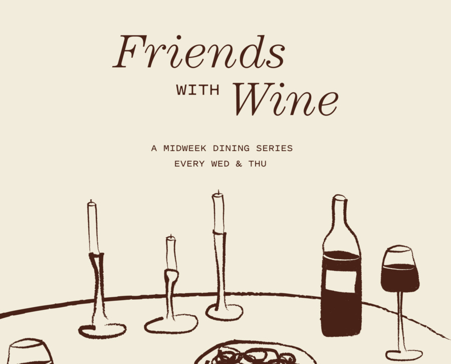 FRIENDS WITH WINE POP UP
